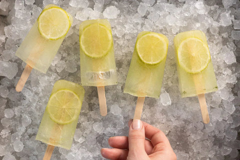 Lime Mint Popsicles