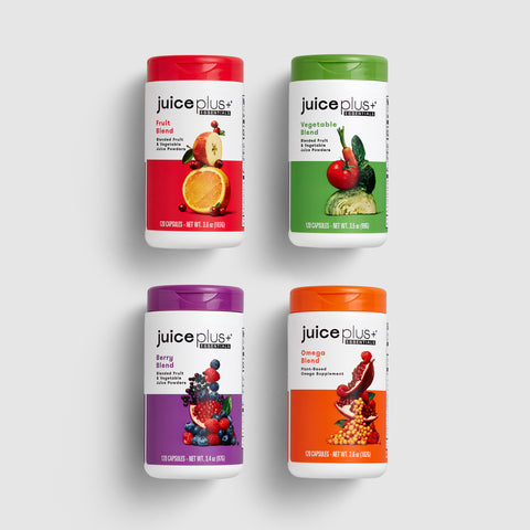 Cápsulas de Mezcla de Frutas, Vegetales, Bayas y Omega