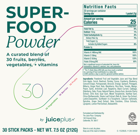 Polvo de superalimento
